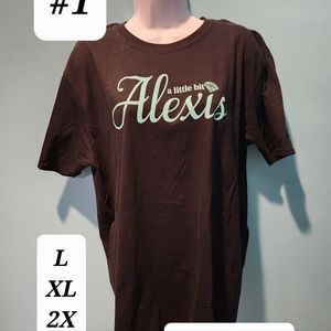 XL black tee A Little Bit Alexis